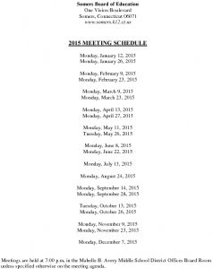 Icon of 2015 Education Meeting Schedule